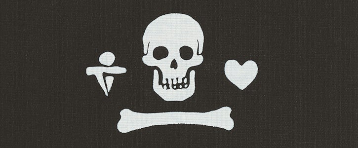 Major Stede Bonnet’s striking pirate flag