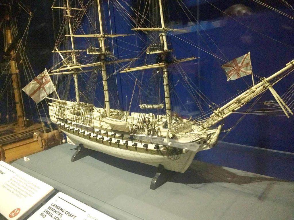 Model of HMS Victory at Royal Chatham Dockyard