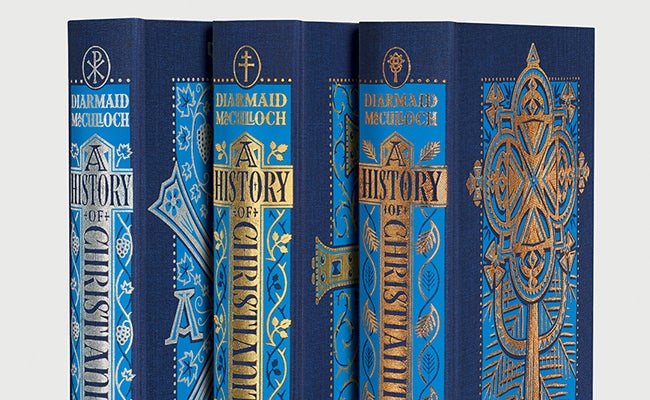 A History of Christianity book spines, The Folio Society 2020