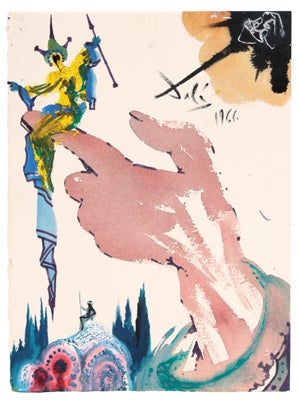 A Salvador Dali illustration for the Folio limited edition